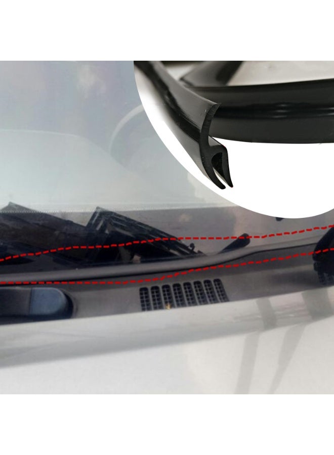KISSUN Windshield Rubber Seal Strip,Weather Stripping Seal Strip for Windshield,Car Weather Stripping,Sunroof Seal for Car/Truck/SUV Front Rear Windshield(5.6FT/1.7M,1PC) - Image 1